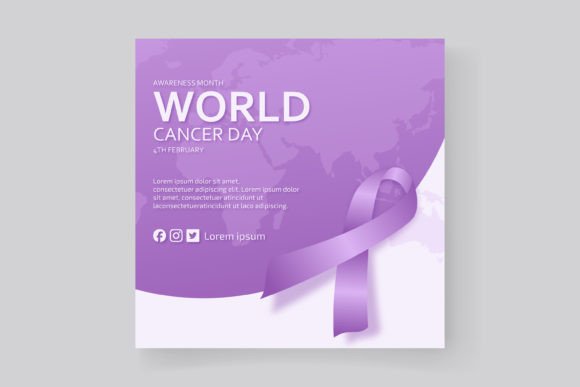 Download World Cancer Day Flat Design Background - Premium Resources