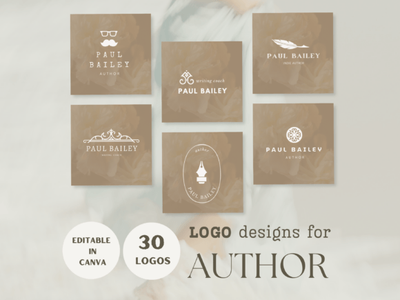 Download Author Canva Logo Template - Canva logo template Collection