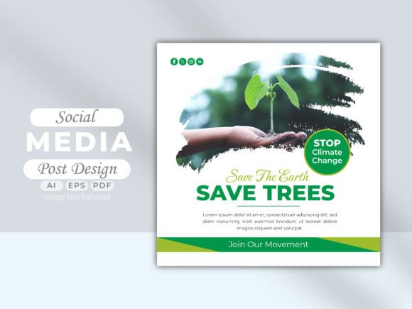 Download Saving Nature Social Media Post - Social media post Collection