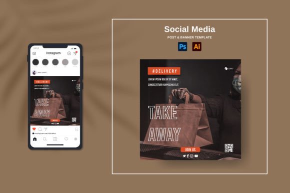Download Social Media Post for Delivery - Social media post Collection